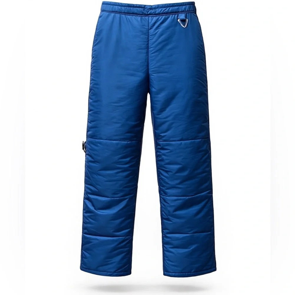 1st Team VTG‎ Insulated Ski Snow Pants Men’s 38 Blue Side Zip Waterproof Nylon